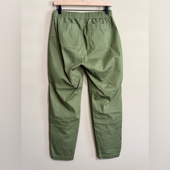 Pact Green Pullon Twill organic cotton drawstring waist pants size small - Picture 5 of 6